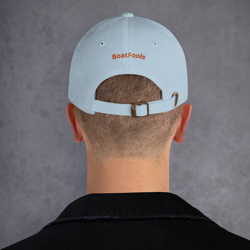 BoatFools Relaxed Hat - Color Logo - "BoatFools" On Back