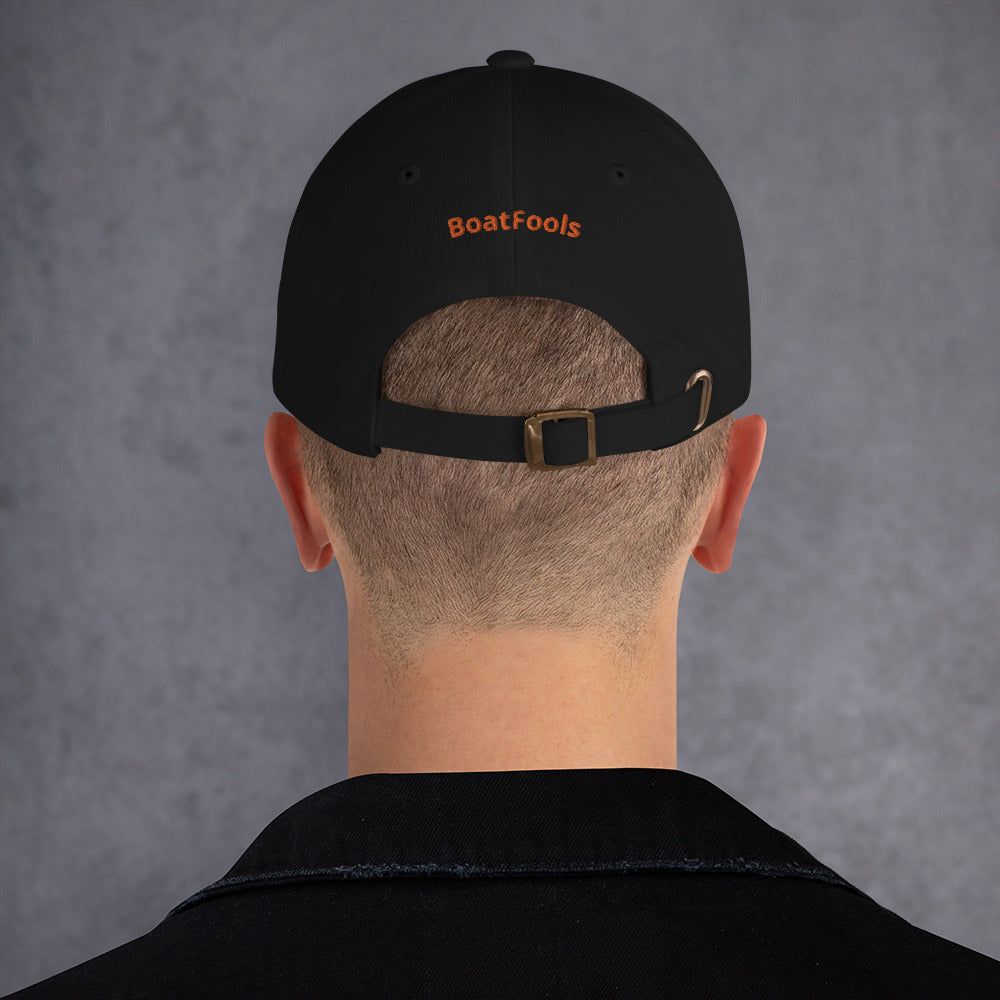 BoatFools Relaxed Hat - Color Logo - "BoatFools" On Back