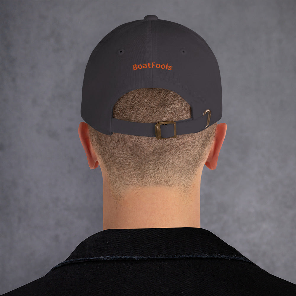 BoatFools Relaxed Hat - Color Logo - "BoatFools" On Back