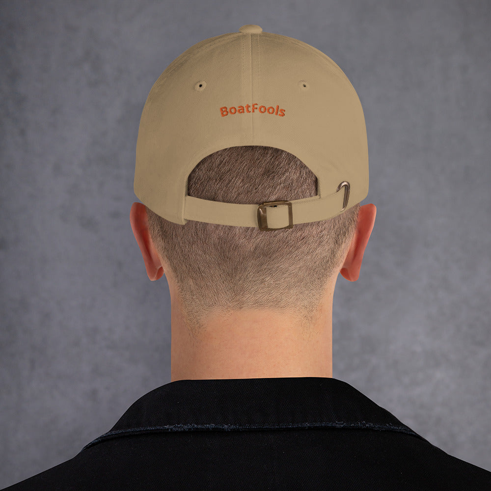 BoatFools Relaxed Hat - Color Logo - "BoatFools" On Back