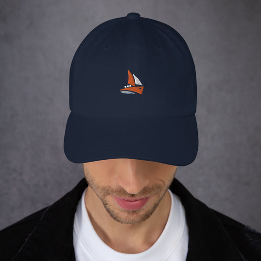 BoatFools Relaxed Hat - Color Logo - "BoatFools" On Back