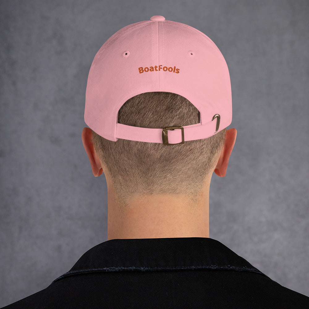 BoatFools Relaxed Hat - Color Logo - "BoatFools" On Back