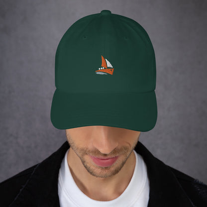 BoatFools Relaxed Hat - Color Logo - "BoatFools" On Back