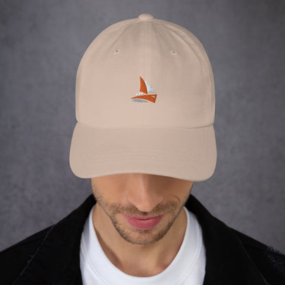 BoatFools Relaxed Hat - Color Logo - "BoatFools" On Back