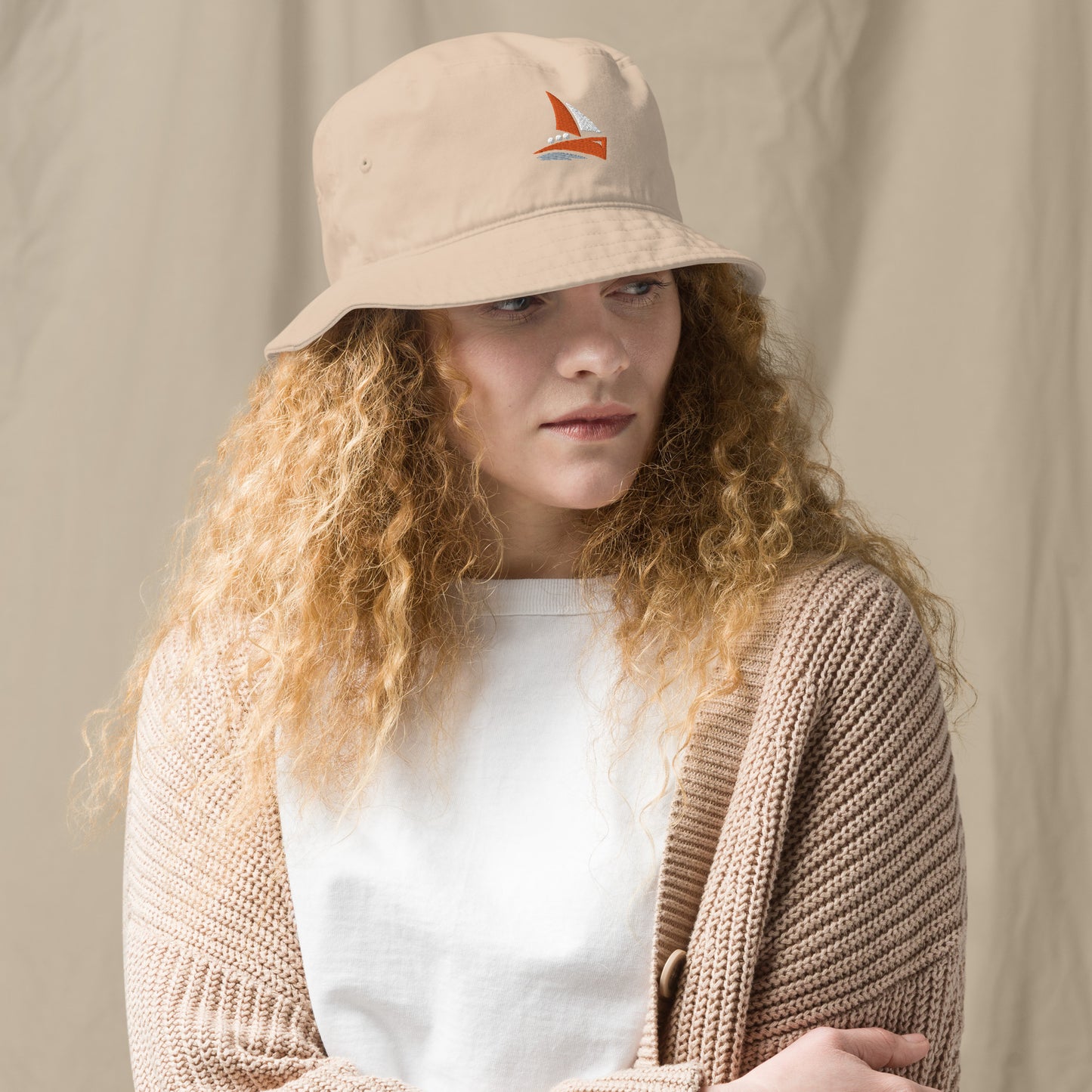 BoatFools Organic bucket hat